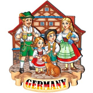 Magnet Familie Holz Germany Deutschland