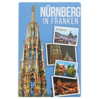 Nürnberg Foto Magnet Schöner Brunnen Hauptmarkt Franken...
