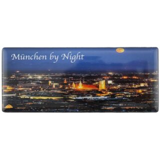 Langes Fotomagnet Foto Magnet Skyline by Night Epoxy Qualität Premium