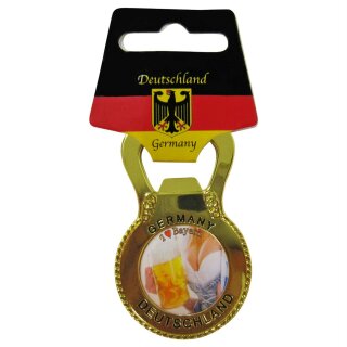 Deutschland Flagge Gold Germany Bayern Flaschenöffner...