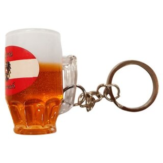 Schlüsselanhänger Bierkrug Massbier Bier Austria Österreich