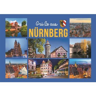 Nürnberg A 6 Postkarte PK33