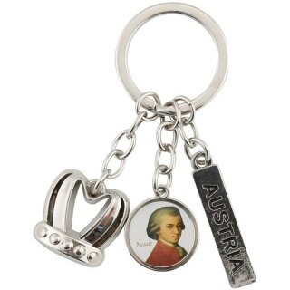 Schlüsselanhänger Salzburg Mozart Wien Österreich