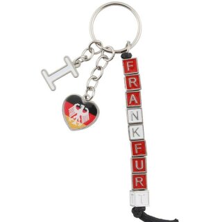 Schlüsselanhänger Frankfurt Keyring Schlüssel Buchstaben...