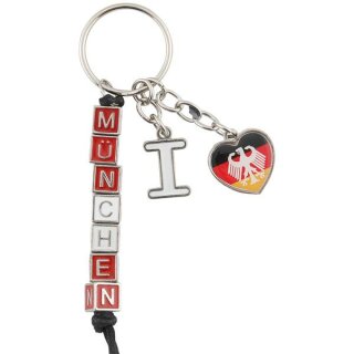 München Schlüsselanhänger Keyring Germany Deutschland...