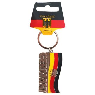 Schlüsselanhänger Deutschland Schriftzug Germany