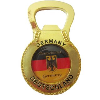 Deutschland Flagge Gold - Adler Schwarz Flaschenöffner...