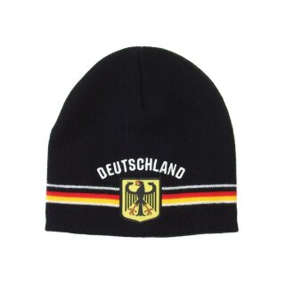 Wintermütze Deutschland Germany - Schwarz