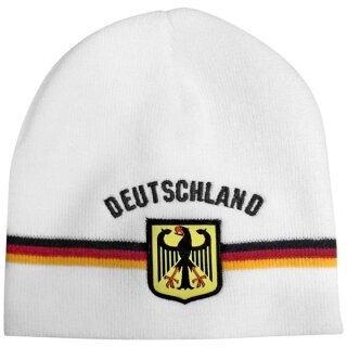 Wintermütze Deutschland Germany - Weiß