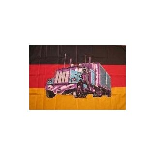 Deutschland LKW Flagge 90x150 cm