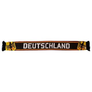 Deutschland schwarz mit Adler Schal
