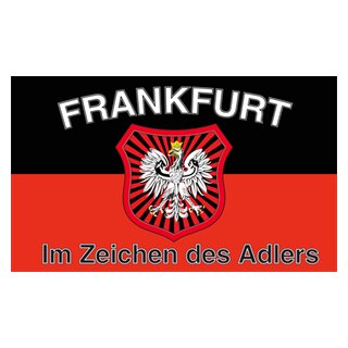 Frankfurt Im Zeichen des Adlers Flagge 150x90 cm ( In der Regel in 3 - 5 Tagen verfügbar bitte Fragen Sie an )