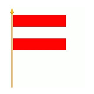 Österreich Stockflagge 30x45 cm