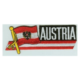 Österreich mit Wappen Sidekickaufnäher