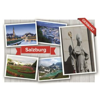 Salzburg A 6 Postkarte PKSA1