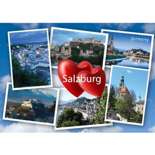 Salzburg A 6 Postkarte PKSA6
