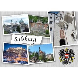 Salzburg A 6 Postkarte PKSA7