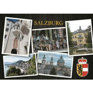 Salzburg A 6 Postkarte PKSA29