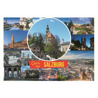 Salzburg A 6 Postkarte PKSA35