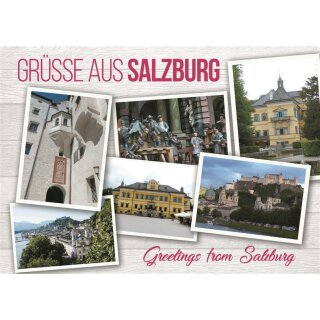 Salzburg A 6 Postkarte PKSA46