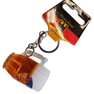 Schlüsselanhänger Bierkrug Massbier Bier Frankfurt F1