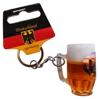 Schlüsselanhänger Bierkrug Massbier Bier Frankfurt F2