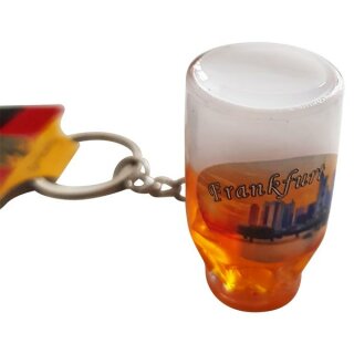 Schlüsselanhänger Bierkrug Massbier Bier Frankfurt F5