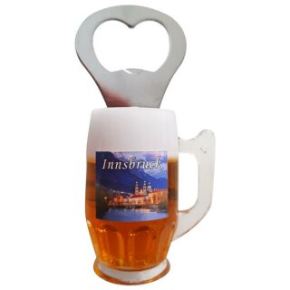 Flaschenöffner Bierkrug Massbier Bier Innsbruck Austria...