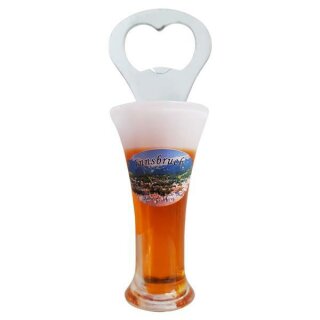 Flaschenöffner Weizen Bierkrug Massbier Bier Innsbruck Österreich IN4