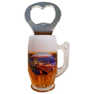 Flaschenöffner Bierkrug Massbier Bier Köln am Rhein...