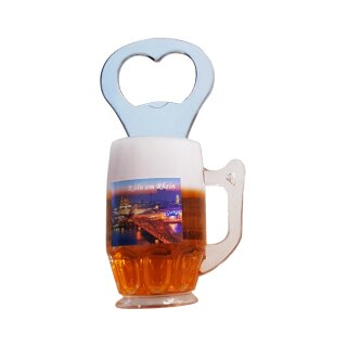 Flaschenöffner Bierkrug Massbier Bier Köln Cologne K1