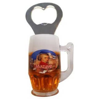 Flaschenöffner Bierkrug Massbier Bier Vienna Wien Mozart...