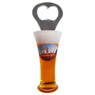Flaschenöffner Weizen Bierkrug Massbier Bier Vienna Wien W3