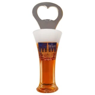 Flaschenöffner Weizen Bierkrug Massbier Bier Vienna Wien W5