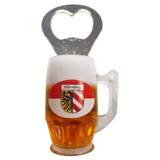 Flaschenöffner Bierkrug Massbier Bier Nürnberg N4