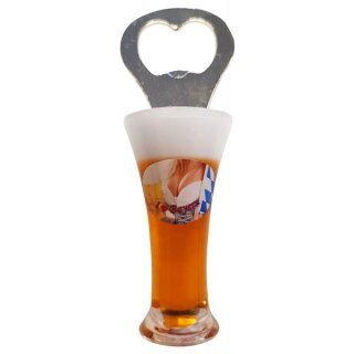 Flaschenöffner Weizen Bierkrug Massbier Bier I Love...
