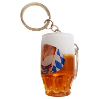 Schlüsselanhänger Bierkrug Massbier Bier I Love Bayern B1
