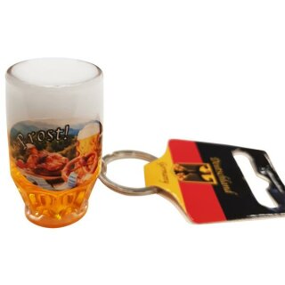 Schlüsselanhänger Bierkrug Massbier Bier Prost Brotzeit...