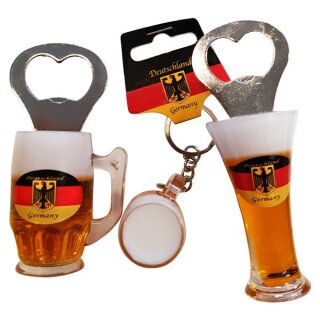 3 er Set Bierkrug Bieröffner Öffner Flaschenöffner Weizen...
