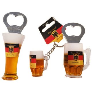 3 er Set Bierkrug Bieröffner Öffner Flaschenöffner Weizen...