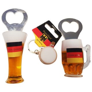 3 er Set Bierkrug Bieröffner Öffner Flaschenöffner Weizen...