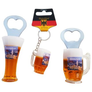 3 er Set Bierkrug Bieröffner Öffner Flaschenöffner Weizen...
