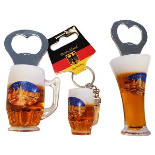 3 er Set Bierkrug Bieröffner Öffner Flaschenöffner Weizen...