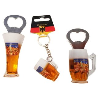 3 er Set Bierkrug Bieröffner Öffner Flaschenöffner Weizen...