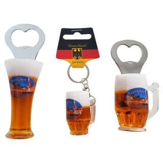 3 er Set Bierkrug Bieröffner Öffner Flaschenöffner Weizen...