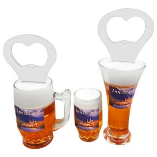 3 er Set Bierkrug Bieröffner Öffner Flaschenöffner Weizen...