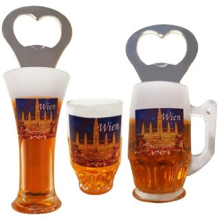 3 er Set Bierkrug Bieröffner Öffner Flaschenöffner Weizen...