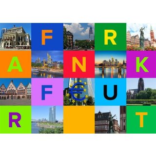 Frankfurt am Main XL Postkarte PKKF9_XLP