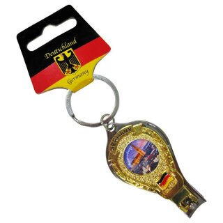 Keyring Nagelknipser Regensburg Schlüsselanhänger Germany...