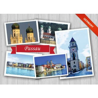 Passau A 6 Postkarte PK2_PASS